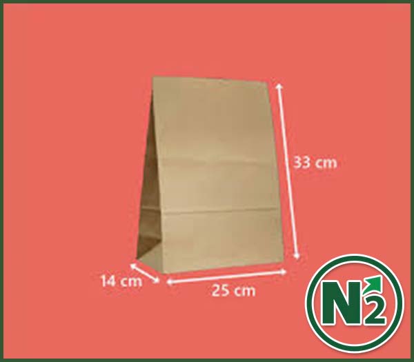 Túi giấy kraft dây V